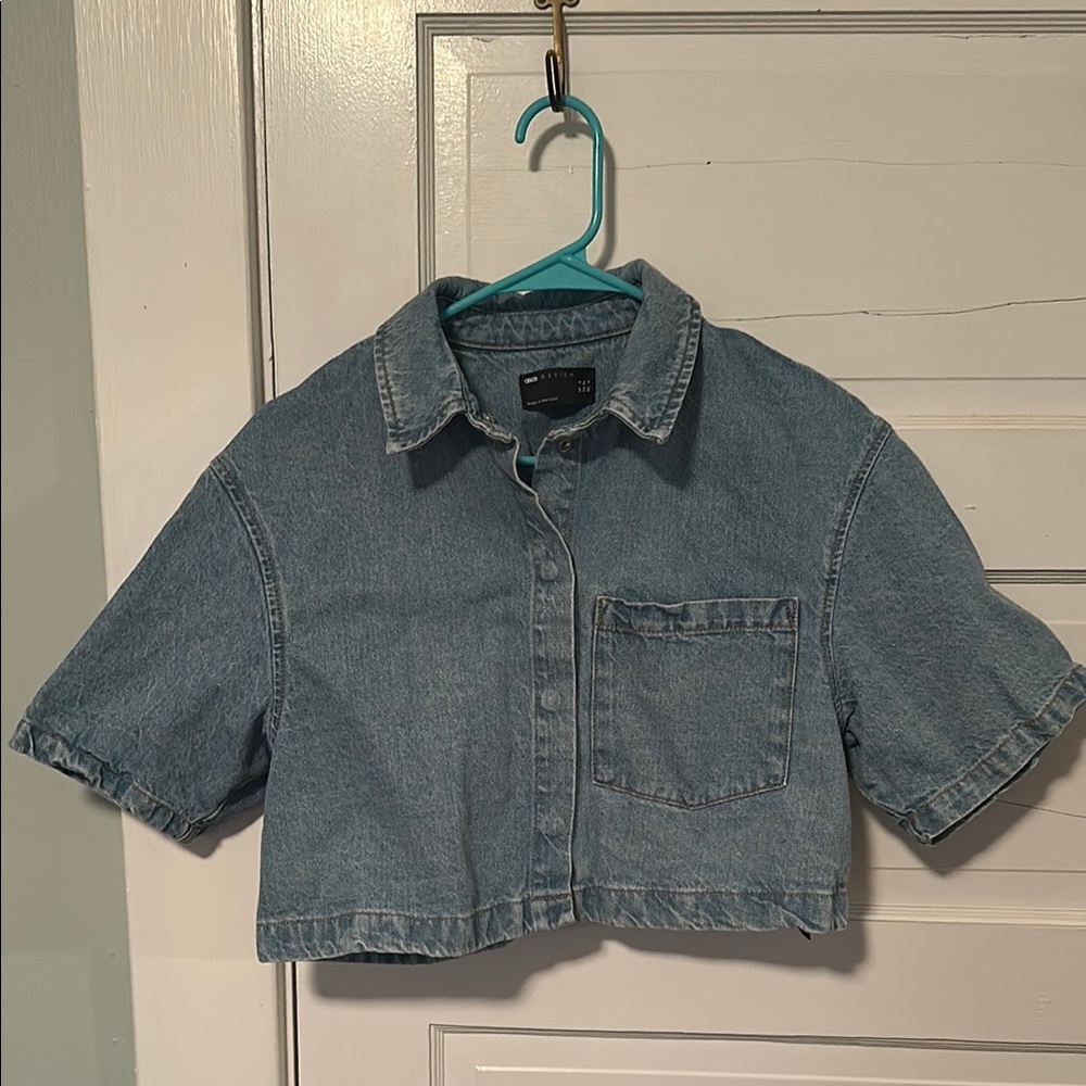 ASOS- imported- Cropped Jean jacket